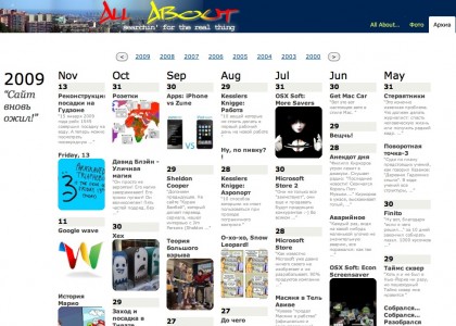 WP Plugin: Snazzy Archives Light (article wordpress development  snazzy archives plugin  Screen shot 2009 11 16 at 10.03.56 AM 420x300)