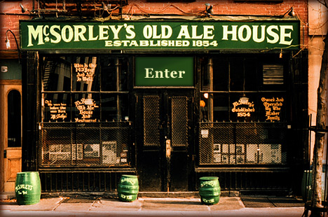 Вид на Америку: McSorleys Old Ale House